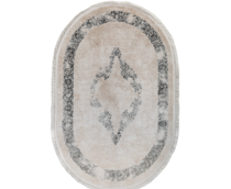 Купить Ковёр Aysil 200 x 290 1716A_A1434 Grey Oval в Rafi Decor