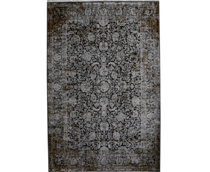 Купить Ковёр Zynet 200 x 290 2458B_A4584 Yellow/Black в Rafi Decor
