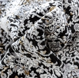 Купить Ковёр Zynet 200 x 290 2458B_A4584 Yellow/Black Oval в Rafi Decor