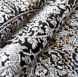 Купить Ковёр Zynet 200 x 290 2458B_A4584 Yellow/Black Oval в Rafi Decor