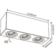 Купить Спот Downlight Cuadro FL803-3C в Rafi Decor