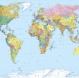 Cumpăra Fototapet 4-050 World Map la Rafi Decor