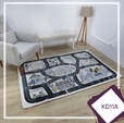 Купить Ковёр Hello Kids 80 x 150 KD11A Blue-White в Rafi Decor