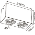 Купить Спот Downlight Cuadro FL804-2C в Rafi Decor